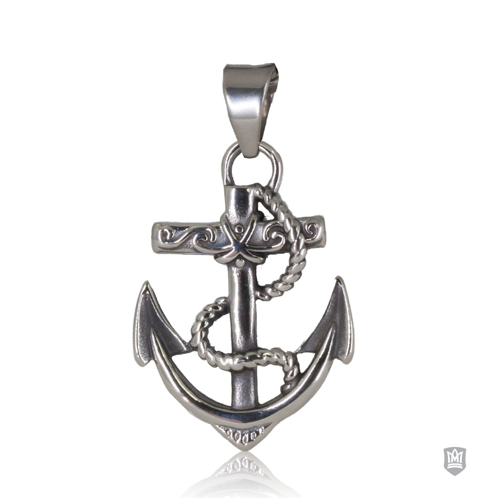 Large Stainless Steel Anchor Pendant
