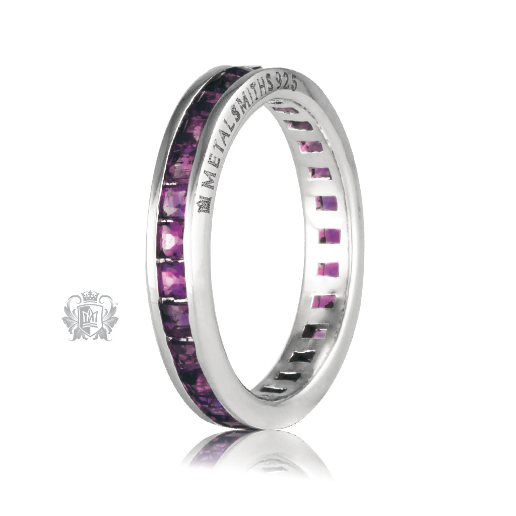 Gemstone Eternity Band