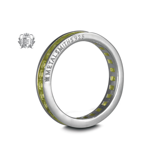 Gemstone Eternity Band