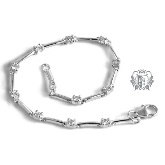 Prong Set Tennis Bracelet - Metalsmiths Sterling‚Ñ¢ Canada