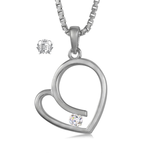 Love's Embrace Cubic Pendant