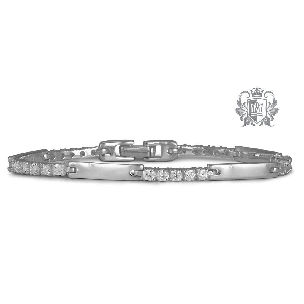 Prong Set Cubic Bracelet - Metalsmiths Sterling‚Ñ¢ Canada