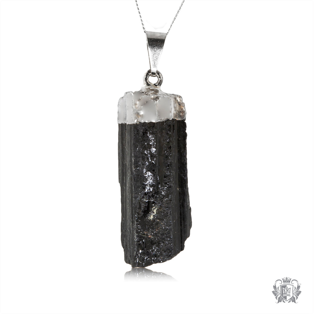 Natural Black Toumaline Pendant