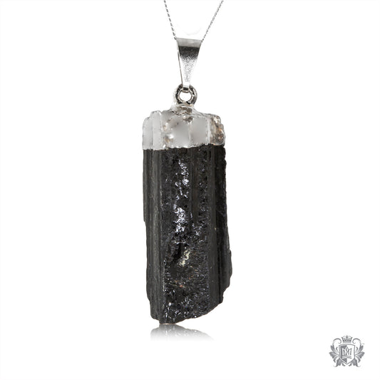 Natural Black Toumaline Pendant