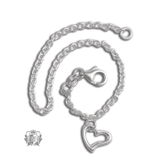 Dangling Heart Bracelet