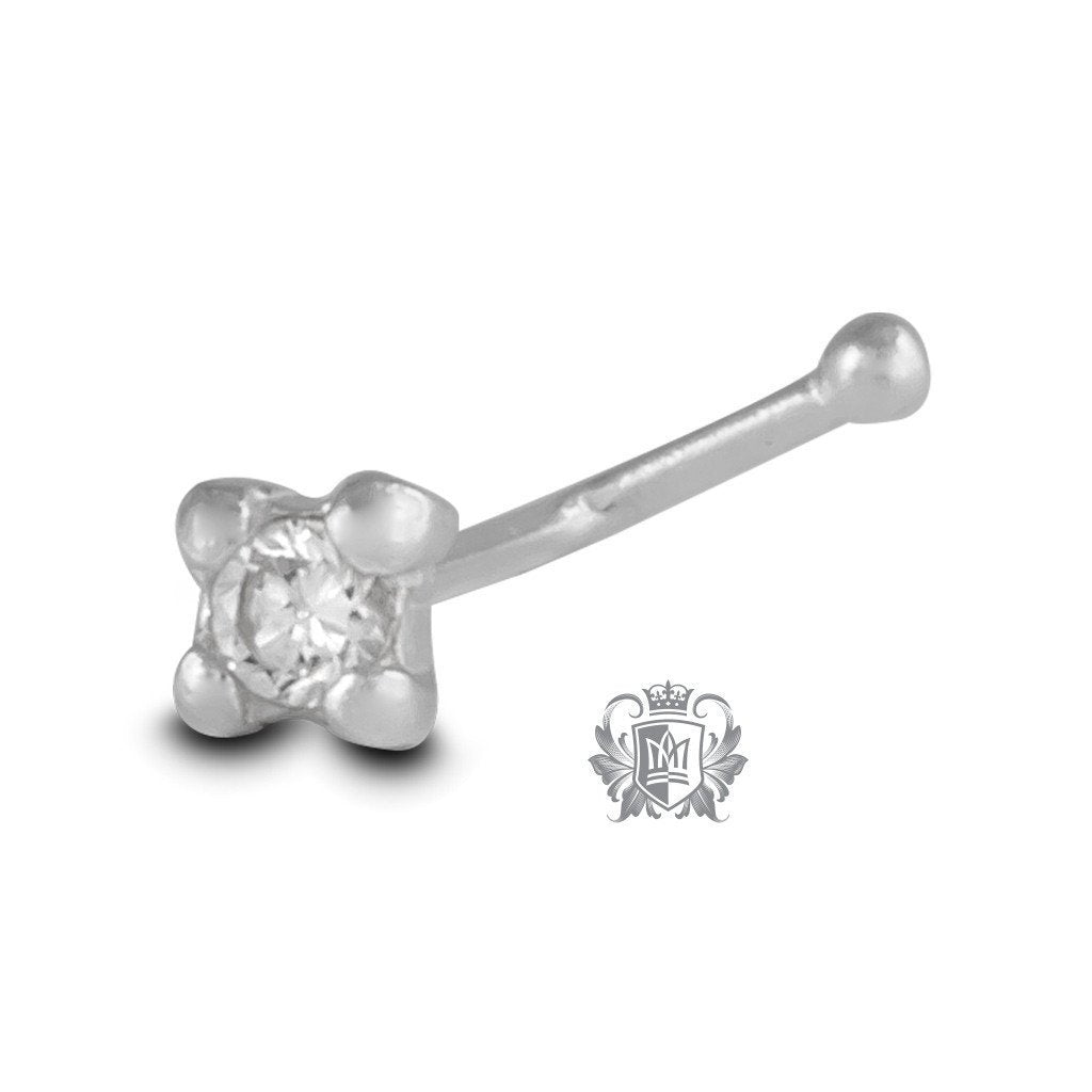 Sparkling Nose Bone Stud - Metalsmiths Sterling‚Ñ¢ Canada