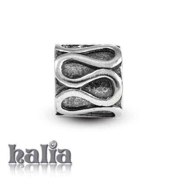 Rollercoaster -  Sterling Silver Bead