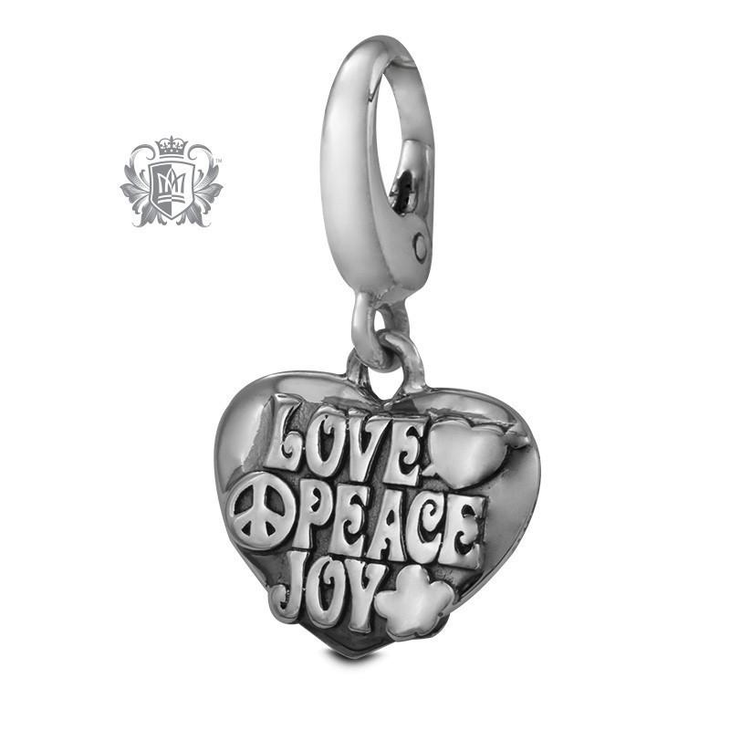 Love Peace Joy Charm -  Charm