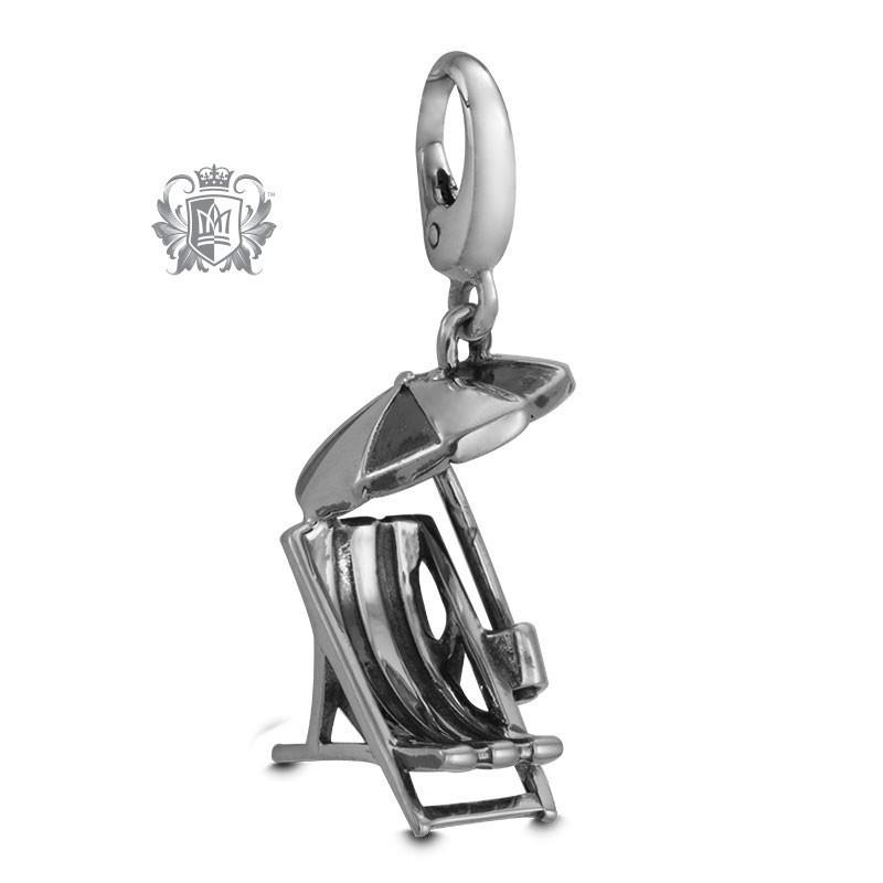 Beach Chair & Umbrella Charm -  Charm
