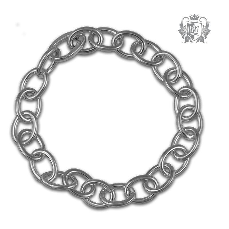 Oval Rolo Charm Bracelet - Metalsmiths Sterling‚Ñ¢ Canada