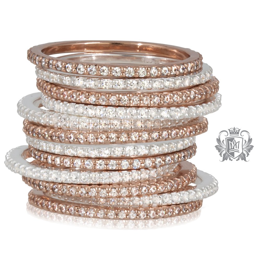 Eternal Stacking Cubic Ring Metalsmiths Sterling STACKED