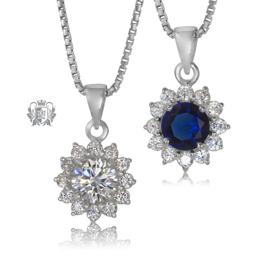 Round Cubic Cluster Pendant
