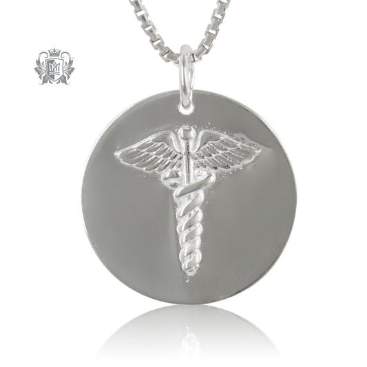 Metalsmiths Sterling Silver Emergency Medical Identification Pendant - SAMPLE