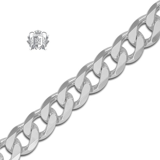 Curb Link Chain (180 Gauge) - Metalsmiths Sterling‚Ñ¢ Canada